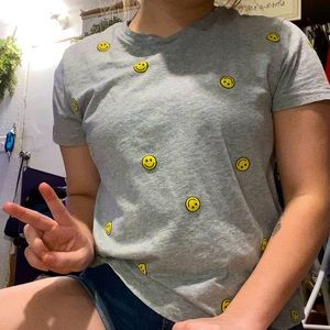 smiley face t-shirt